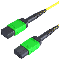 Câble de raccordement MTP de 1 m (3 pi), MTP-8 APC (femelle) vers MTP-8 APC (femelle), 8 fibres, monomode (OS2), Plenum (OFNP), 0,35 dB max, Type B