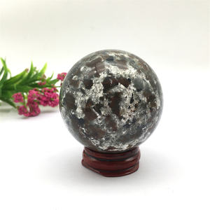 Esfera de Yooperlita de Cristal Natural al por Mayor, Venta Caliente, para Sanación y Decoración, Decoración de Bola de Fuego - Product Image 6