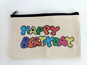 Astuccio per matite in tela con cerniera di grande capacità personalizzato con graffiti in bianco - Product Image 6