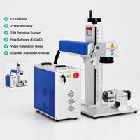 Machine de marquage laser à fibre MOPA ActionLasers 100W pour la gravure sur métal avec une vitesse de 3000-7000 mm/s