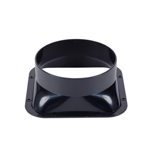 Zwart Pvc Plastic Duct Verbinding Fittings Voor Luchtcirculatie Verdikte Vierkante Flens - Product Image 6