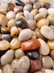 Đánh bóng cao tự nhiên màu đen đá cuội ngoài trời cảnh quan công viên ứng dụng trắng Pebble đá trang trí sân vườn sông đá - Product Image 4