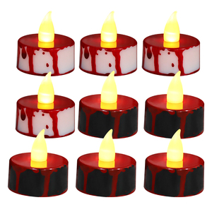 Vela creepy da luz do chá, dia das bruxas, com lágrimas do sangue, sangramentos, velas para decorações de velas, halloween - Product Image 6
