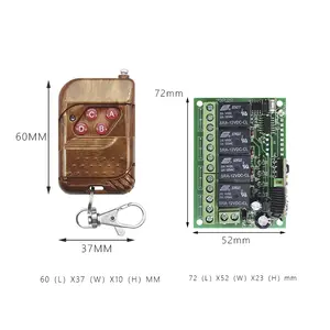 4 CHs Remote Controller Universal Duplicator For Home Electric Door Gate