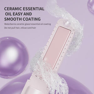 Plancha de Pelo Inalámbrica Recargable de Cerámica con Pantalla LCD y Carga USB - Estilizador de Cabello Portátil para Uso Doméstico - Product Image 5