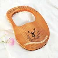 Portable 7 String Lyre Musical Instrument Easy to Learn
