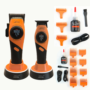 Nuevas Máquinas de Barbería Eléctricas Profesionales de Alta Potencia sin Escobillas con Cuchilla Echo para Corte de Pelo y Acabado de Precisión - Product Image 1