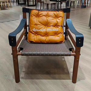 Salon moderne et innovant Exposition de chaises longues <span class=keywords><strong>vintage</strong></span> <span class=keywords><strong>Fauteuils</strong></span> <span class=keywords><strong>scandinaves</strong></span> en peau de mouton - Product Image 4