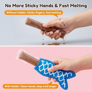 Funda de neopreno personalizada al por mayor para paletas heladas, funda aislante para <span class=keywords><strong>congelar</strong></span>, cubierta para <span class=keywords><strong>bolsas</strong></span> de paletas heladas, funda para paletas heladas - Product Image 4