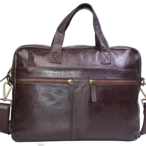 Nouveauté Sac pour ordinateur portable en cuir véritable pour homme Grande capacité Cuir de vachette pleine fleur Logo personnalisé Vente en gros - Product Image 1