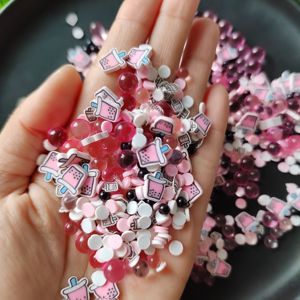 500 g/<span class=keywords><strong>Lot</strong></span> polymère Boba boisson lait thé tasse à café perles plearl argile arrose beaux confettis pour l'artisanat faisant bricolage Scrapbook - Product Image 2