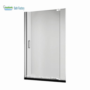 Sannce — <span class=keywords><strong>cabine</strong></span> <span class=keywords><strong>de</strong></span> <span class=keywords><strong>douche</strong></span> pliante, <span class=keywords><strong>porte</strong></span> sans cadre en verre, avec charnière, angle moderne <span class=keywords><strong>90x90</strong></span>, nouveau - Product Image 1