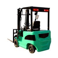 Chariots élévateurs électriques polyvalents de 0,5 à 1,5 tonne, à mât bi-étages 3 points, avec batterie au plomb-acide et pneus pleins - Applications multiples
