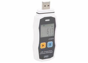 UNI-T UT330TH UT330THC USB <b>Temperature</b> Humidity <b>Data</b> <b>Logger</b> 64000 Groups 0.1 Resolution -30~70c 0.4c Accuracy CR2032 - Product Image 2