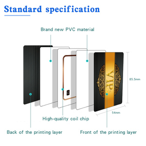 บัตรของขวัญธุรกิจ PVC แบบ SC-RFID พร้อมโลโก้ บาร์<span class=keywords><strong>โค้ด</strong></span> คิวอาร์โค้ด หมายเลขซีเรียล ลดราคา-กันน้ำ - Product Image 3