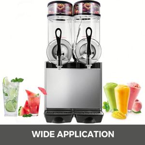 2 Tanks <b>Slush</b> Juice Drinking <b>Ice</b> Slushy <b>Machine</b> 24L - Product Image 4