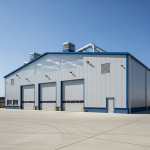 Entrepôt moderne <span class=keywords><strong>en</strong></span> structure métallique, atelier de distribution, entrepôt de distribution, <span class=keywords><strong>construction</strong></span> préfabriquée - Product Image 3
