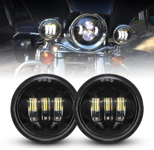 OVOVS luces antiniebla LED de 4,5 pulgadas luz auxiliar para Har-ley Davi-dson Electra Street Glide Heritage Softail Classic Road King - Product Image 1