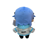 Lunettes de soleil Cyberpunk Aurora Anime Holo Google, poupée en peluche personnalisée, jouet en peluche bleu technologique pour cadeaux