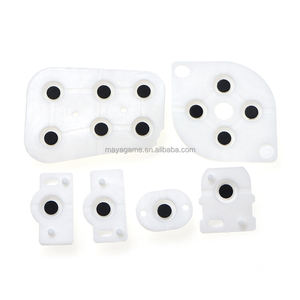 Pièces de rechange pour contrôleur Nintend <span class=keywords><strong>N64</strong></span> Joy <span class=keywords><strong>Pad</strong></span> bouton en caoutchouc conducteur tampon en caoutchouc de silicone - Product Image 1