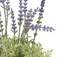 Bunga kering, bunga Lavender buatan untuk dekorasi dalam ruangan luar ruangan rumah