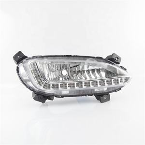 LED DRL un trou d'ampoule antibrouillard pour <span class=keywords><strong>hyundai</strong></span> santa fe ix45 2013 2014 <span class=keywords><strong>2015</strong></span> Lampe de conduite antibrouillard Daytime Running light car auto parts - Product Image 1