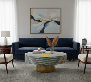 Mesa de Centro Moderna Decorativa con Incrustaciones de Hueso para el Hogar y la Sala de Estar, en Oferta, Precio de Mayoreo, desde Vietnam - Product Image 4