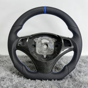 Volante de Cuero y Fibra de Carbono para BMW E70 E71 E72 316i 320i 328i F30 F20 F21 F22 F30 F31 F32 F33 F34 X3 X4, Accesorios para Auto - Product Image 2