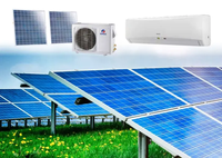 Climatiseur solaire Gree 18000 BTU 2HP, hybride AC/DC, hors réseau, split, pour la maison
