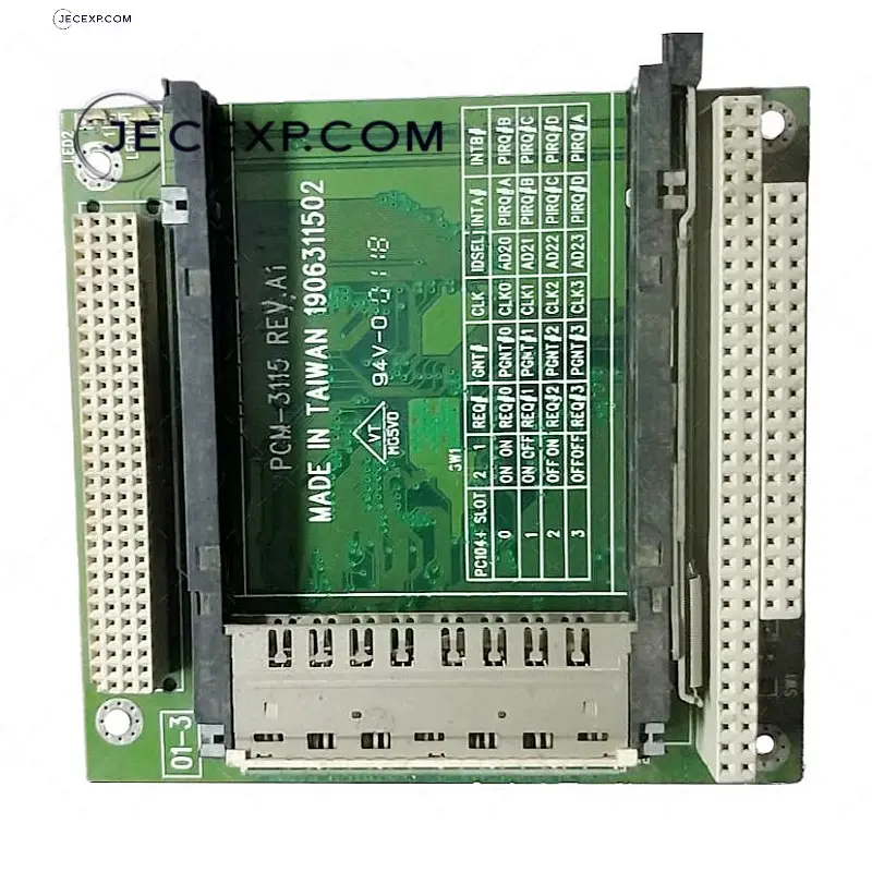 Tested PCM-3115 REV.A1 PC104 PCMCIA Card Reader Slot Cardbus Module Industrial Motherboard Working