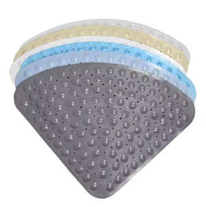 Oval PVC Bathtub <strong>Mat</strong> Non-Slip Bubble <strong>Bath</strong> Shower <strong>Mat</strong> with Suction Cups and Drain Holes Machine Washable for Bathroom - Product Image 4