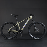 Vélo de course tout-terrain 26 pouces en acier au carbone avec suspension, 21/24/27 vitesses, vente en gros