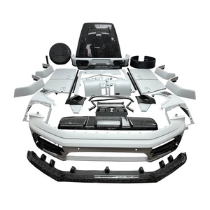 Kit de Carrocería de Fibra de Carbono Seca Semiforjada Estilo Mansori con Parachoques, Capó y Alerón para Mercedes Benz Clase G W464 G63 AMG G500 - Product Image 1