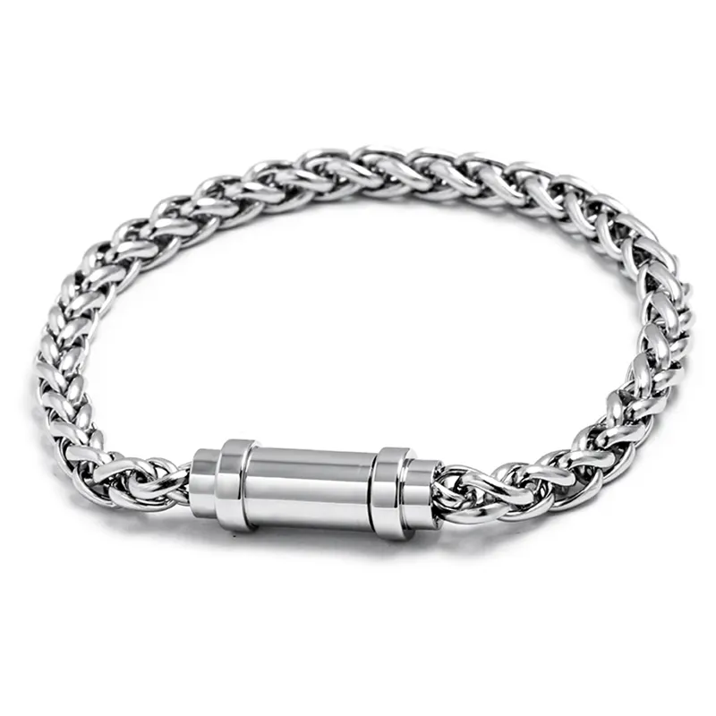 Custom Engraving Wholesale Fashion Stainless Steel Chain Bracelet For Men