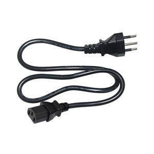 Brésil prise 1m/1.5m/<span class=keywords><strong>3m</strong></span> câble d'<span class=keywords><strong>alimentation</strong></span> ca 0.75mm IEC C13 <span class=keywords><strong>cordon</strong></span> d'<span class=keywords><strong>alimentation</strong></span> pour Dell <span class=keywords><strong>Samsung</strong></span> PC moniteur d'ordinateur imprimante pour LG <span class=keywords><strong>TV</strong></span> lecteur CD - Product Image 2