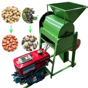 Farm use portable Peanut Husk Removing Machine Groundnut Castor seed dehuller machine for sale