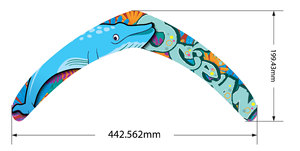 Euro-American Style V-Shape Colorful Wooden <span class=keywords><strong>Boomerang</strong></span> Juego al aire libre Dardos Juguete para atrapar y devolver - Product Image 5