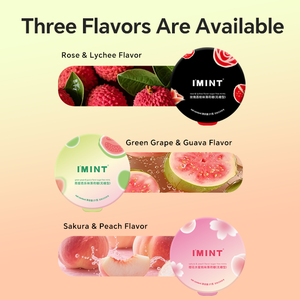 Bonbons sans sucre I'MINT, saveur de fruits, bonbons à la menthe sans sucre, saveur rose et litchi - Product Image 5
