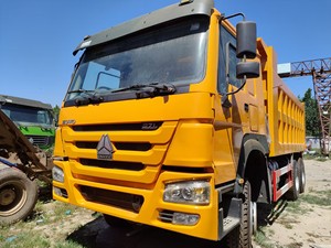 Camion à benne basculante Howo 6x4 8x4 Diesel automatique camion lourd d'occasion avec caméra arrière moteur Weichai Euro 4 émission LHD RHD livraison gratuite - Product Image 5