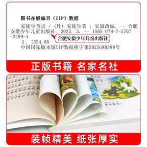 Collection complète d'histoires de fées d'Andersen et de Grimm, illustrées en couleur, avec Pinyin, tous les 4 volumes, livres d'histoires pour enfants, livres primaires - Product Image 4