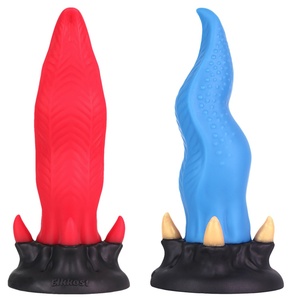 ELKKOST Dildo de Silicona de 11 Pulgadas con Forma de Lengua, Dildo de Fantasía, Tapón Anal, Estimulador de Punto G y Clítoris para Mujeres y Hombres, para Masturbación - Product Image 1