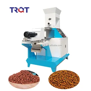 Cheap Manual Pet Pellet Food Extruder Machine Dog Food Granulator Fish Feed Puffing Machine for India