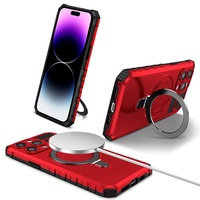 Coque de protection en TPU+PC personnalisée en gros avec support magnétique pour iPhone 14 Pro Max (6 couleurs)