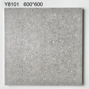 Carrelage intérieur rustique de bonne qualité, <span class=keywords><strong>noir</strong></span>, 60x60, décoration, carrelage en porcelaine pleine masse, céramique blanche, <span class=keywords><strong>terrazzo</strong></span> pour sol de bureau - Product Image 2