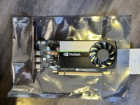 Carte graphique T400 4GB GDDR6 pour poste de travail Pc de bureau Carte graphique PCIE 4GB