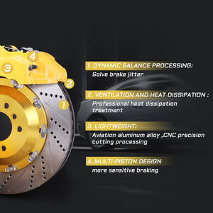 ชุดเบรกขนาดใหญ่<span class=keywords><strong>18Z</strong></span> ประสิทธิภาพสูงอุปกรณ์เสริมสำหรับรถยนต์ระบบเบรคหน้าสำหรับ VW Santana Tiguan Passat CC ID4 T4 Vento T6 - Product Image 5