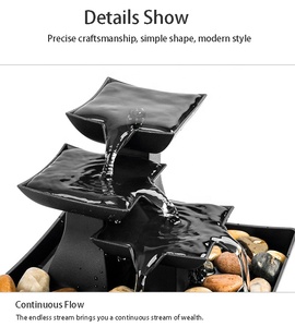 Fuente Zen de Interior con Sonido Relajante de Agua Fluyendo, Pequeña Fuente de Mesa Feng Shui con Luz LED, Gran Venta - Product Image 6