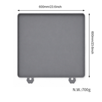 Tapis de protection pour lave-linge, bac de drainage, tapis en silicone antidérapant et anti-vibration
