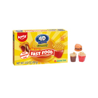 Bonbons gélifiés Amos 4D Burger, bonbons gélifiés 3D Fastfood Hamburger, confiserie, bonbons et friandises