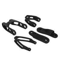 Tige de guidon en aluminium forgé de précision avec design incurvé classique, durable, haute résistance, légère pour VTT et vélo de route